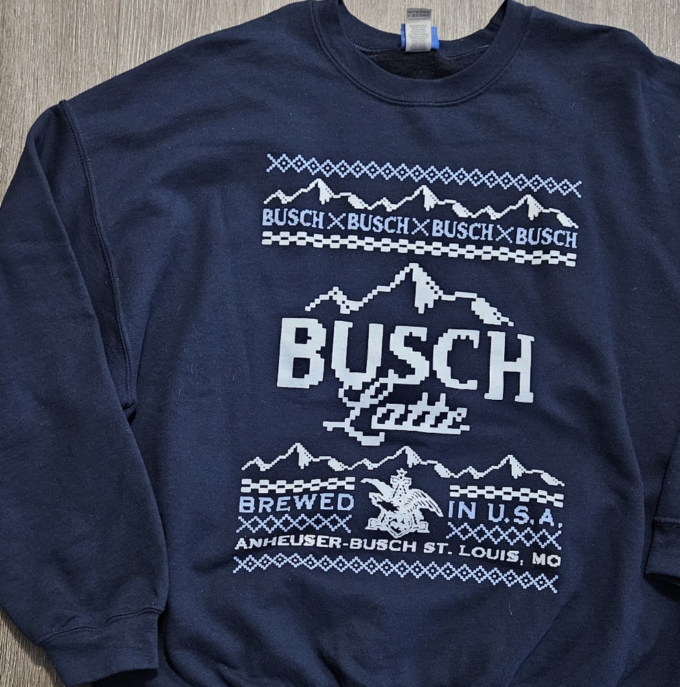 Busch latte sweat shirt
